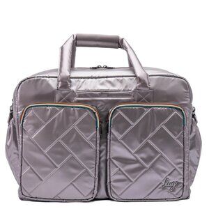 LUG Drifter Duffel Bag in Metallic Pearl NEW
